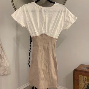 Zara Fitted Bodycon T shirt Dress